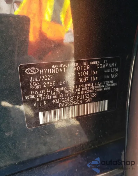 2023 Genesis G80 Sport Prestige из США, поврежденный, VIN KMTGA4SC1PU152528